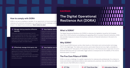 The Digital Operational Resilience Act (DORA)