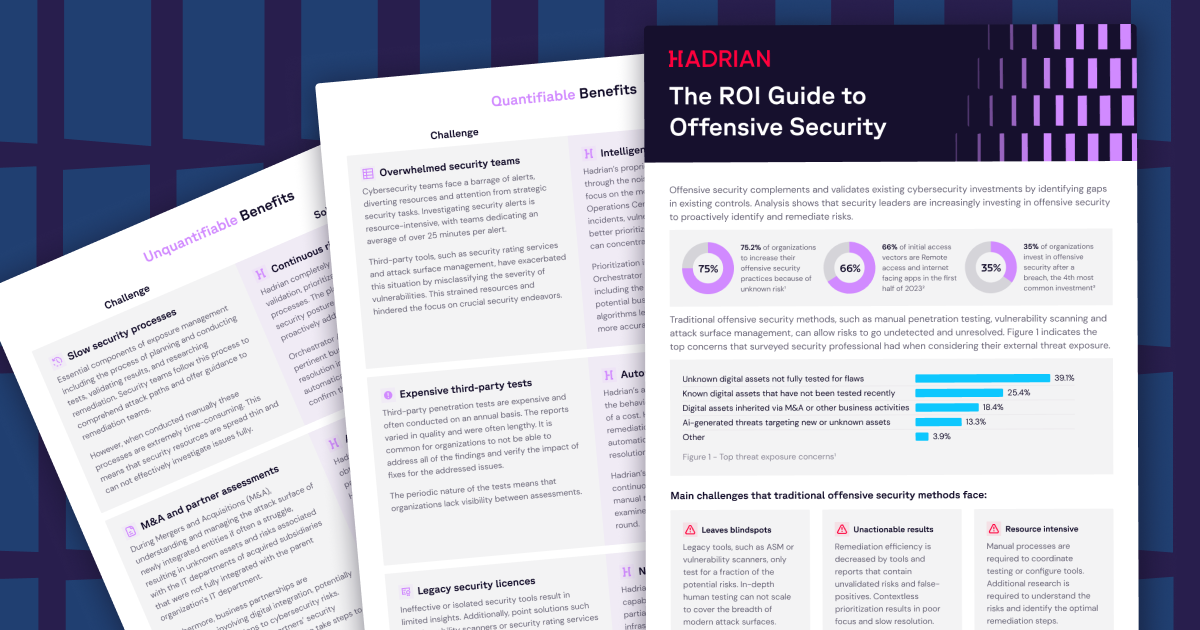 ROI Guide to Offensive Security